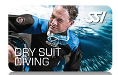 Dry suit diver